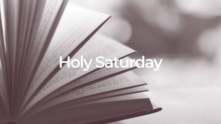 Holy Saturday: Whoever Believes In Him – John 3:14-16