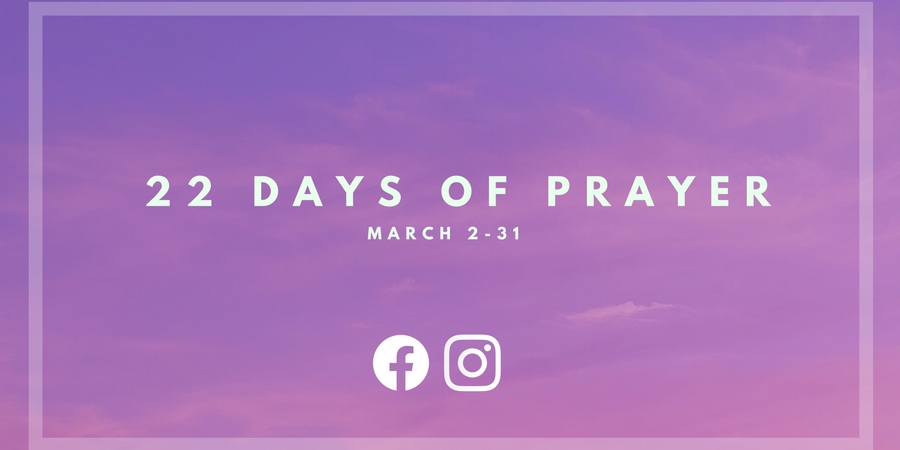 Banner image for 22 Days of Prayer